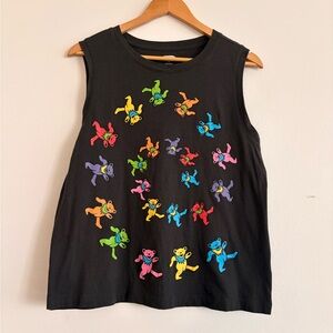 Grateful Dead Dancing bears cotton tank